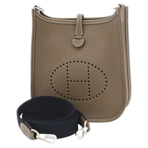 sac hermes evelyne taupe|hermes evelyne crossbody.